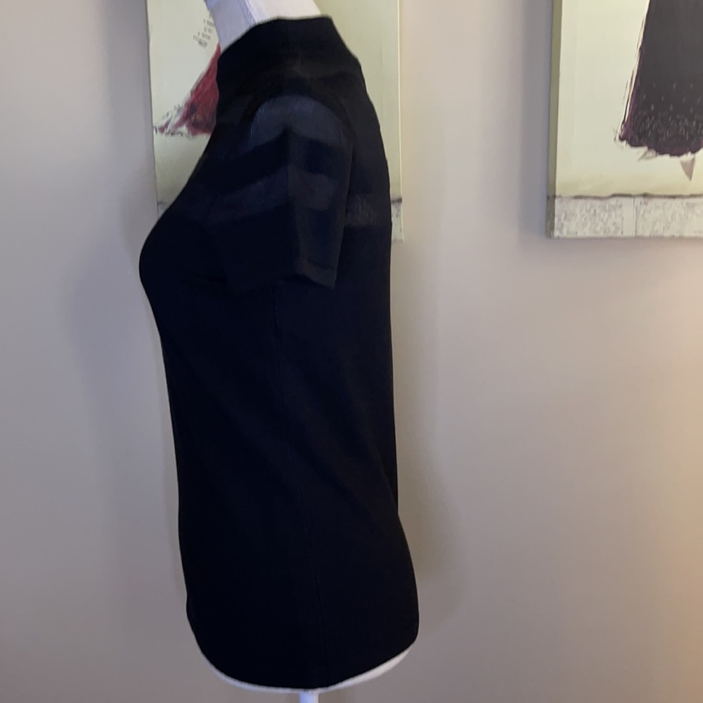 Vintage Carmen  Blouse Black -Q-33 - Picture 4 of 7